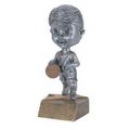 Resin Female Basketball Bobble Head - 6"